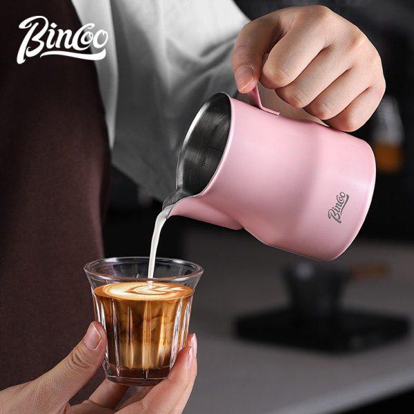 Bincoo意式咖啡拉花缸304不锈钢专业大肚打奶缸450ml拉花杯奶泡杯,餐饮具,拉花缸/拉花杯/打奶缸,淘宝优惠券,粉丝福利购,淘宝优惠卷