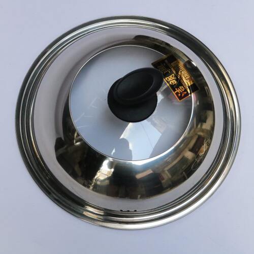 洁明兴不锈钢锅盖组合盖透明锅盖32/34/36/38CM