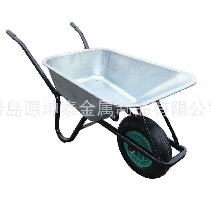 厂家供货WB6414T手推车独轮建筑垃圾推沙泥土花园Y果园施肥农用