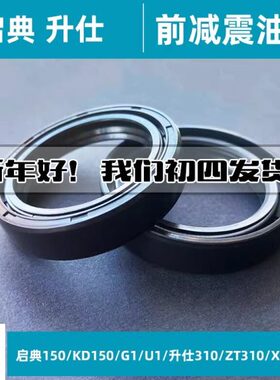 启典150/KD150/G1/U1/U2/Z2/U升仕310/ZT310/X/R/T/V前减震油封