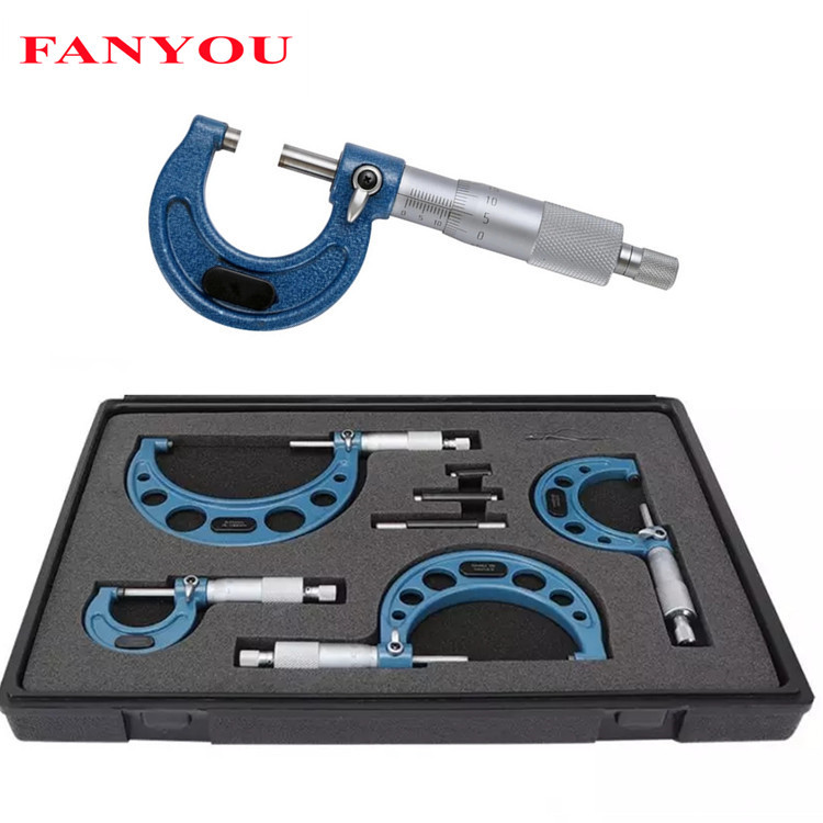 凡莜   套装外径千分尺 螺旋测微器 3件套 4件套 6件套 公制 英制