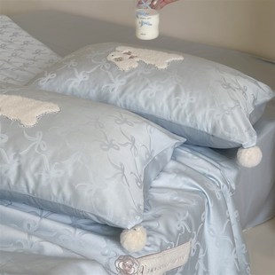 芭蕾兔兰精天丝20%桑蚕丝夏凉被四件套柔软裸睡少W女心空调薄被子