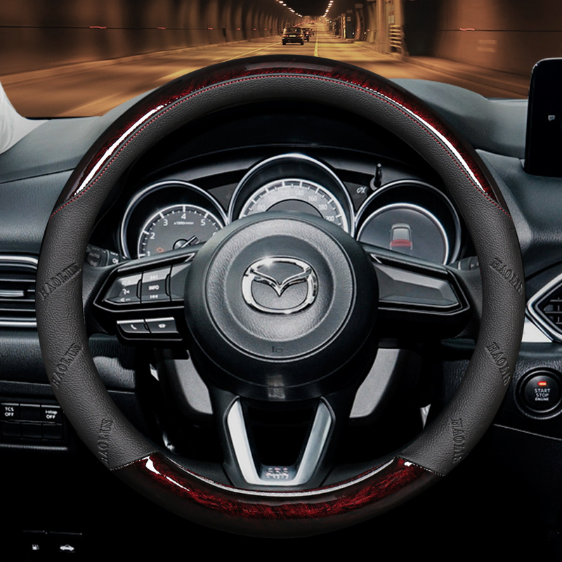 适用04/05/06/07/r08/09/10/12老款马自达6老马六方向盘套汽车把