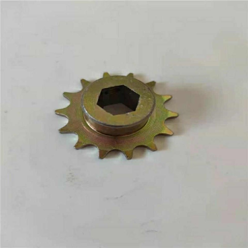 播种机链轮4分链轮420 428链轮 16 17 18六方孔14齿链轮