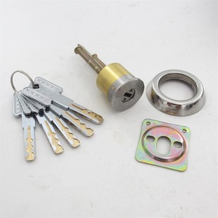 超B级Cb级多轨道不锈钢防盗铁门锁叶片匙装甲老式机械锁芯锁胆锁