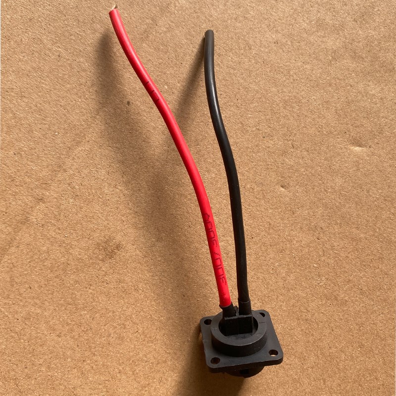 48V锂电瓶插头雅迪GT3折叠车电瓶连接N线笑脸插座放电线国标