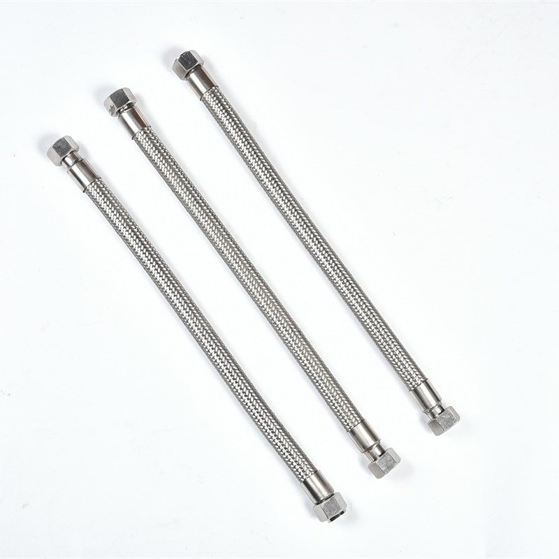 304不锈钢波纹管蒸汽DN32耐高温高压金属钢丝网软管油管4分6分1寸