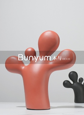 简约现代售楼处几何创意艺w术工艺品摆件家居样板间软装饰品摆件