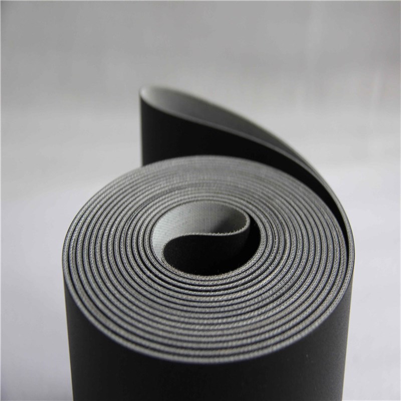 山东安耐黑色光面PVC输送带防滑塑料哑光传送带1.0mm-8.0mm