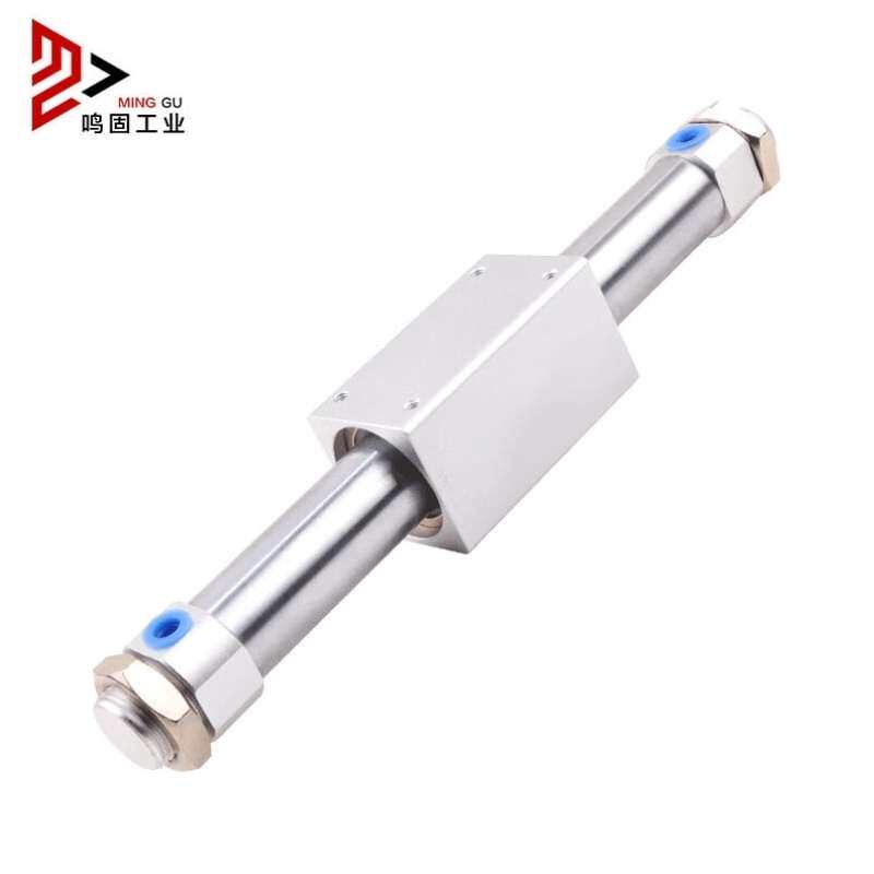 鸣固磁耦合无杆气缸气动元件气缸小型长行程CY1B/RMS10X100