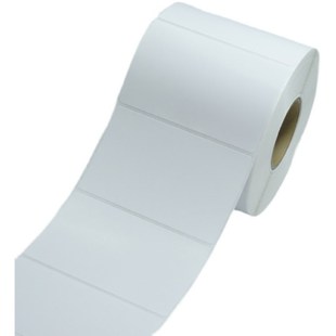 油胶pp合成纸不干胶80 标签打印机贴纸8x5cm定制做 r50mm防水条码