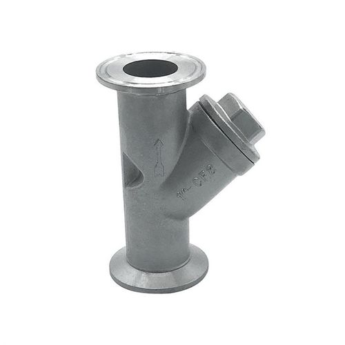 厂家直供不锈钢Y型快装过滤器 DN25过滤器带快装盘 60目