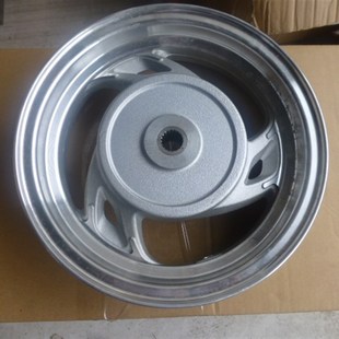 适用铃木踏板车红宝UM125T天玉UZ125T后钢圈 后轮毂铝轮