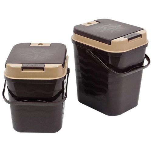 赫思迪格JG-491茶水桶垃圾桶垃圾过滤排茶台废功夫茶具配件一键开