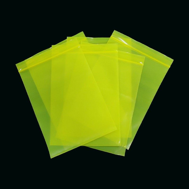 VCI气相防锈袋海运出口五金汽车零件螺丝电路板蓝色黄色金属袋子