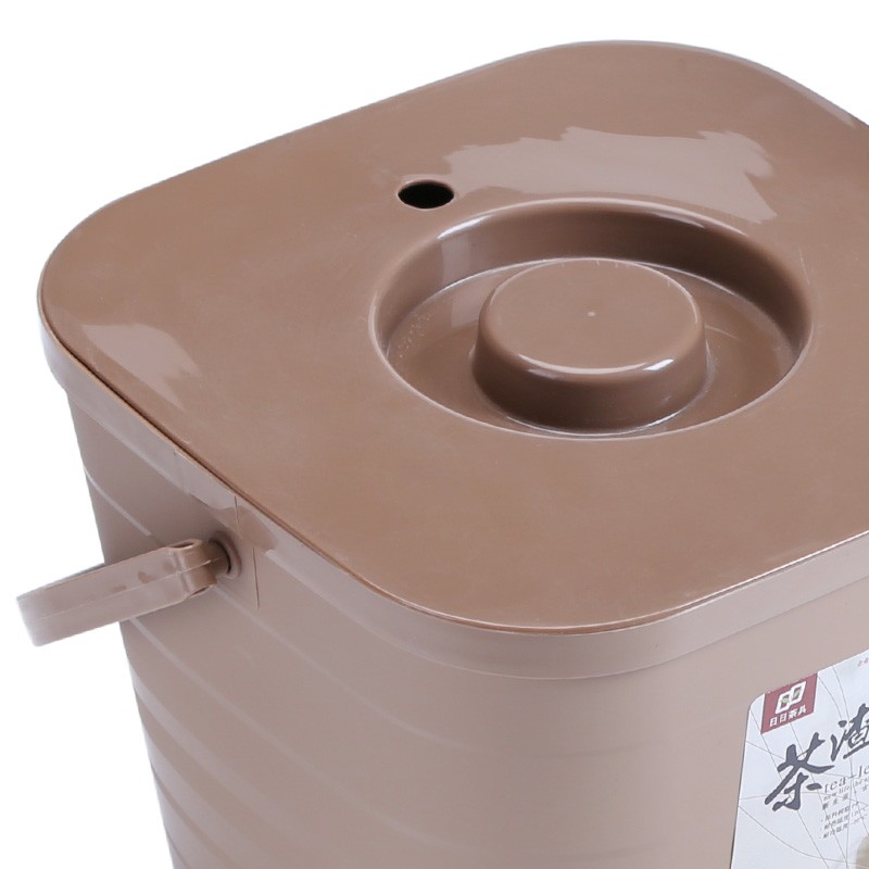 祥业功夫茶具配件茶渣桶茶水桶塑料废水桶茶台垃圾桶家用排水桶
