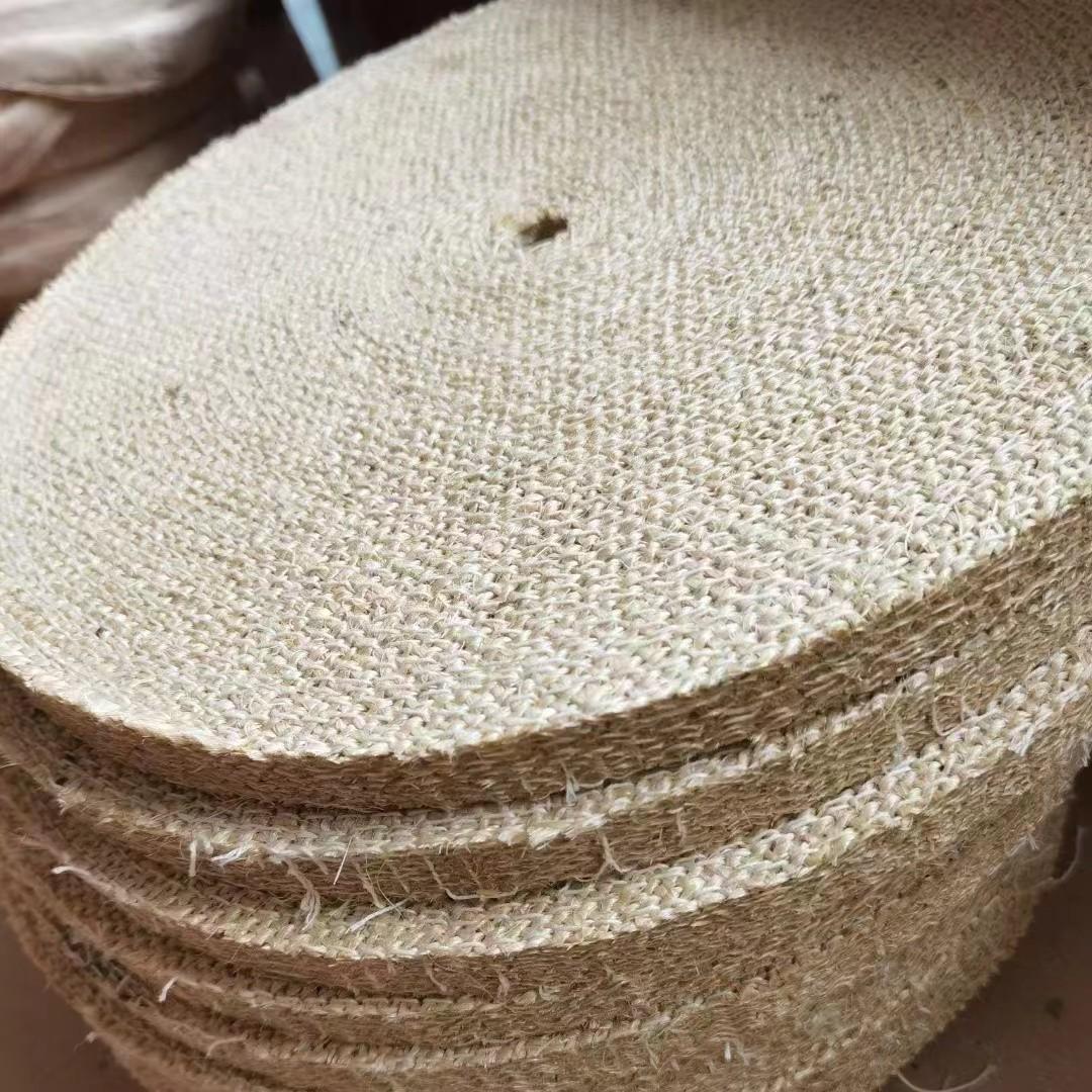 优质纯麻轮 不锈钢抛光全麻轮 布麻轮 过油麻布轮剑麻轮Y 非标定