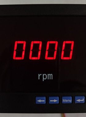 SX6L 1500RPM/DC10V 20mA 转速表  数显电流表转速表80X80MM
