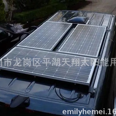 新太阳能系统12V房车离网户外大棚家用阳台光伏发电2度电储能套装