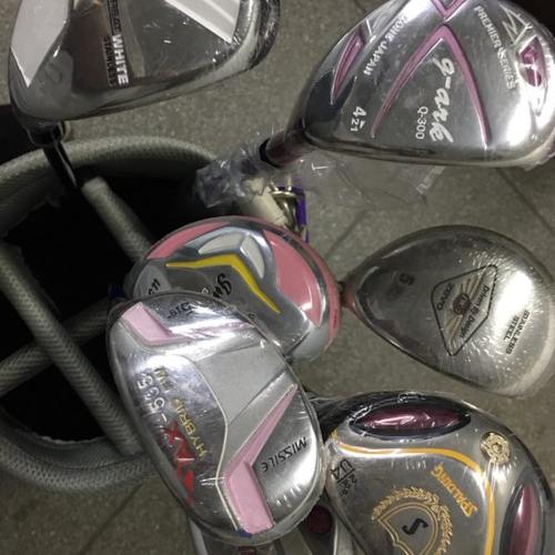 包邮：女式高尔夫铁木杆 小鸡腿 混合杆 各种度数可选 送杆套