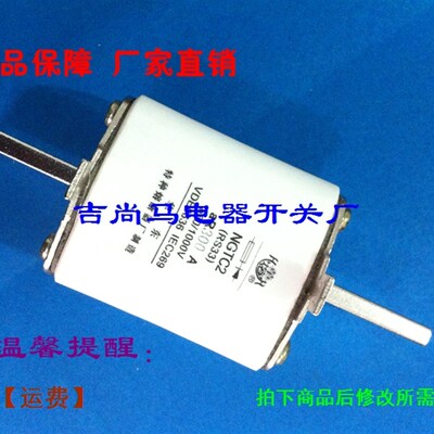 包邮华东特种快速熔断器芯子NGTC2/RS33-300A1000V陶瓷保险管体