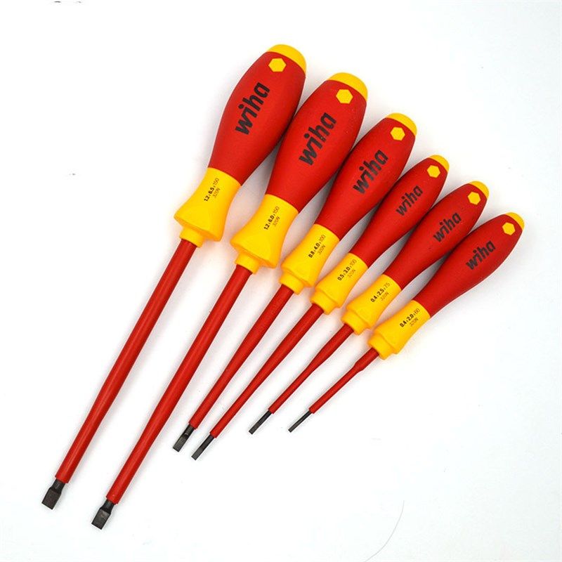 德国威汉WIHA电工绝缘VDE一十字螺丝批321 320N 2.5 3.5 4 6mm