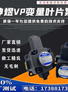 台湾神煜SHENYU叶片泵VP1-20-70 VP-12/15/30/40 VP-20-F/A3油泵