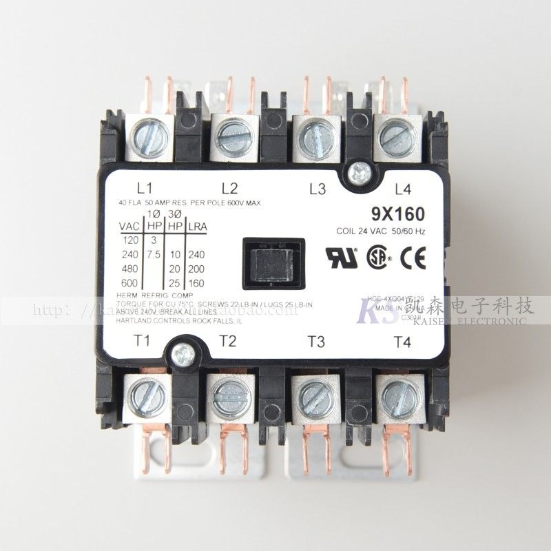 9X160 HCC-4XQ04YT129 24V 40A飞马特THERMADYNE切割机交流接触器