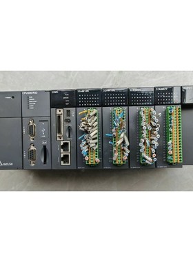 台达PLC 拆机现货一组 8 个,PS05电源,CPU500