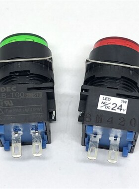 IDEC和泉指示灯LB1P- LB-T100 1T04G指示灯LED 2脚1T04R 04Y