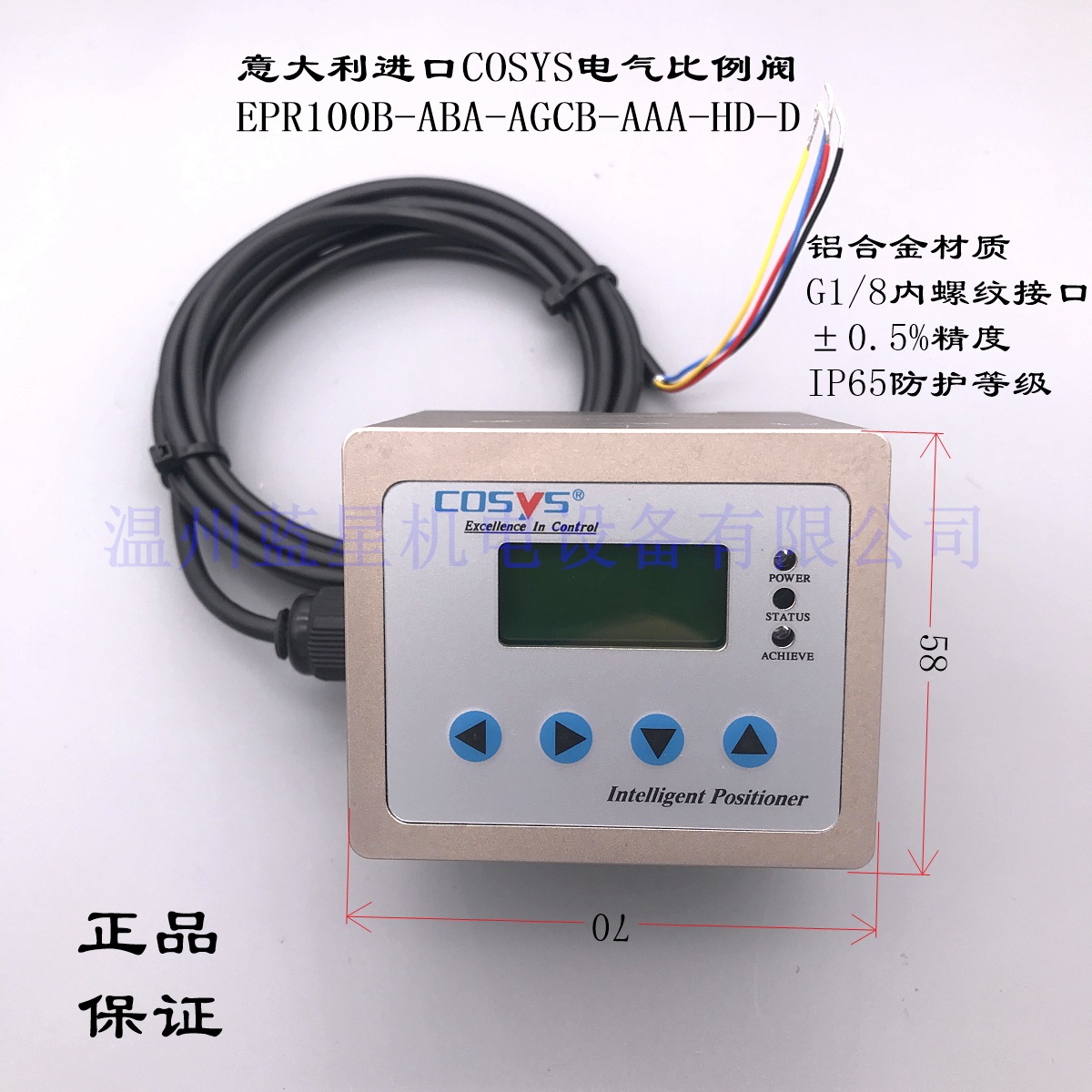 意大利COSYS电气比例阀EPR100B-ABA-AGCB-AAA-HD-D JD特价包邮