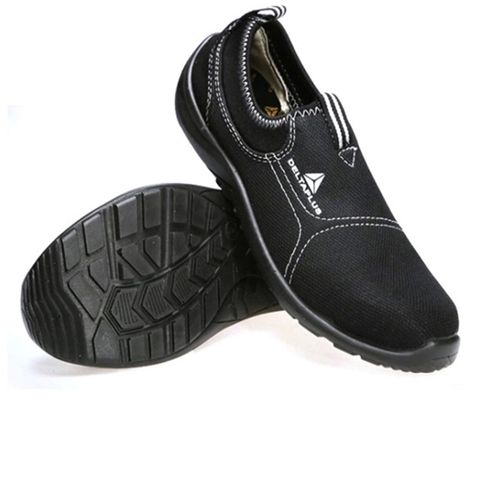 代尔塔301215防静电工作耐磨黑色劳保鞋透气春夏季轻便安全鞋防砸