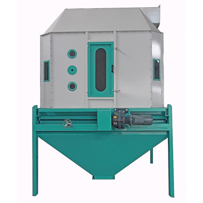 逆流冷却器冷却适用于畜禽颗粒饲料的冷却降温效果显著可长期储存