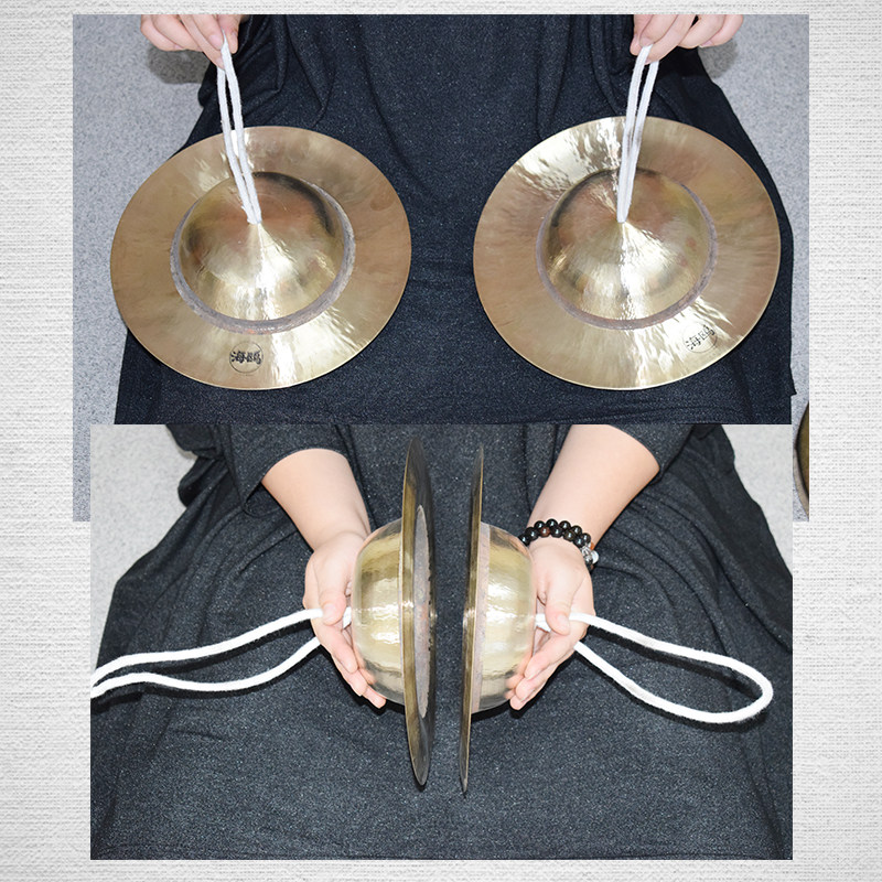 海鸥响铜大头镲川钹28公分大冒京镲草镲大帽钹青铜大顶钹钎盘鼓镲