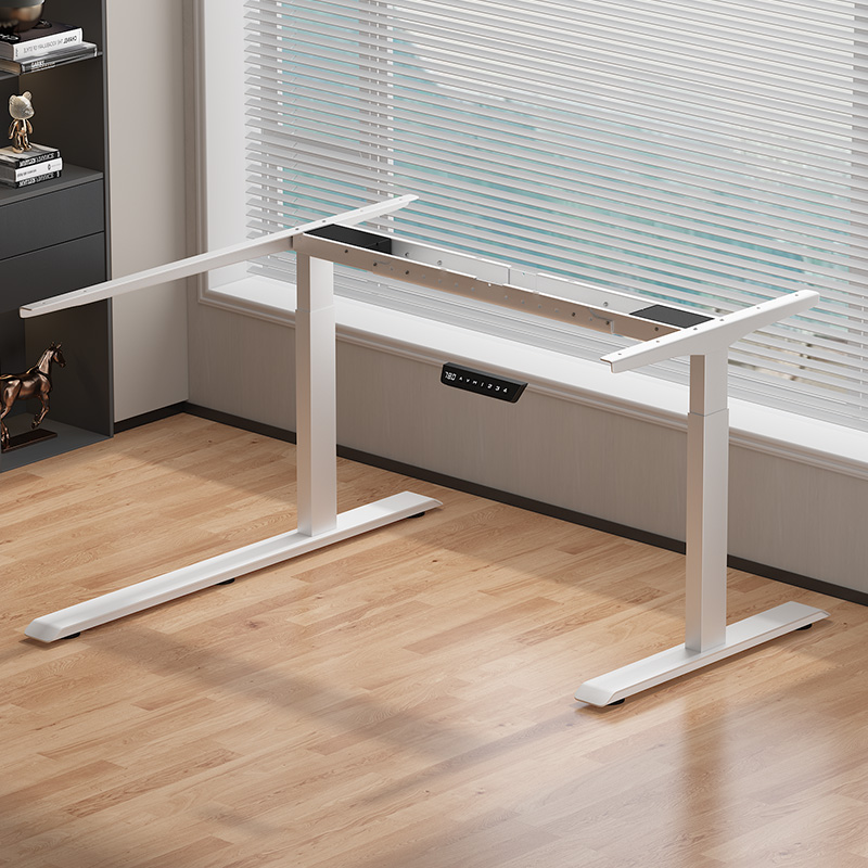 智能电动升降桌腿双电机双横梁办公桌电脑桌支架学习书桌升降桌架