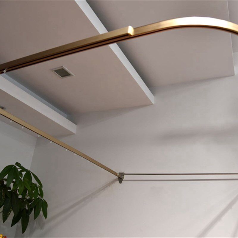 单独单卖U型导轨式支架支撑杆子蚊帐配件落地轨道家用