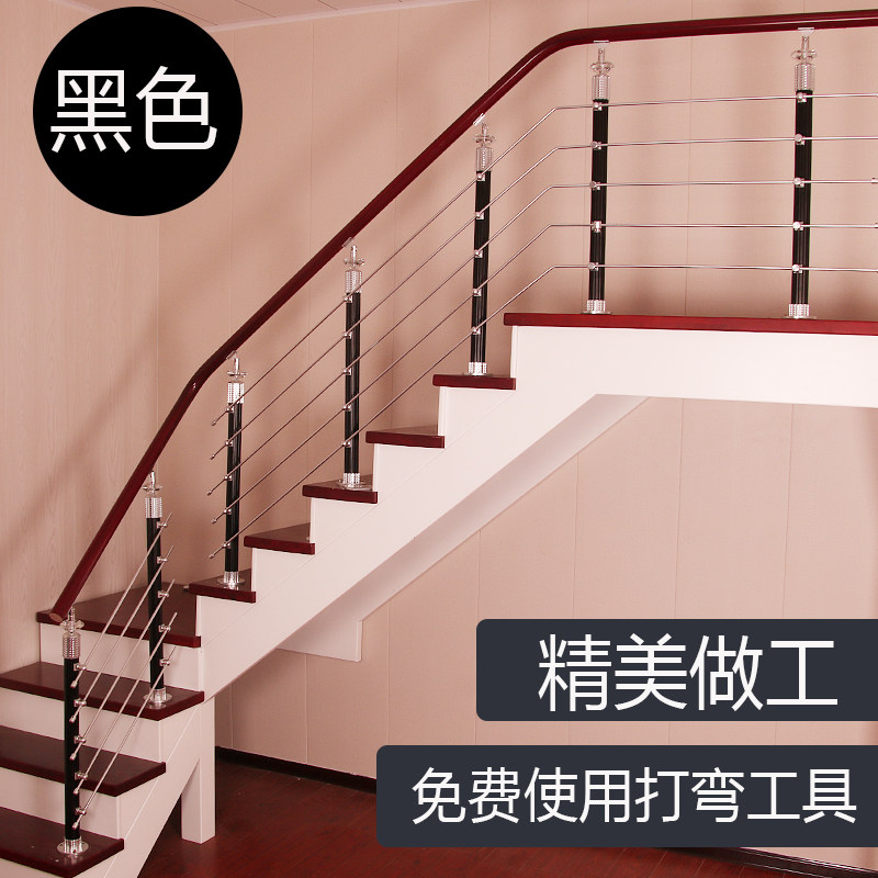 加厚铝镁合金立柱楼梯扶手护栏室内家用栏杆欧式复式简约现代护栏