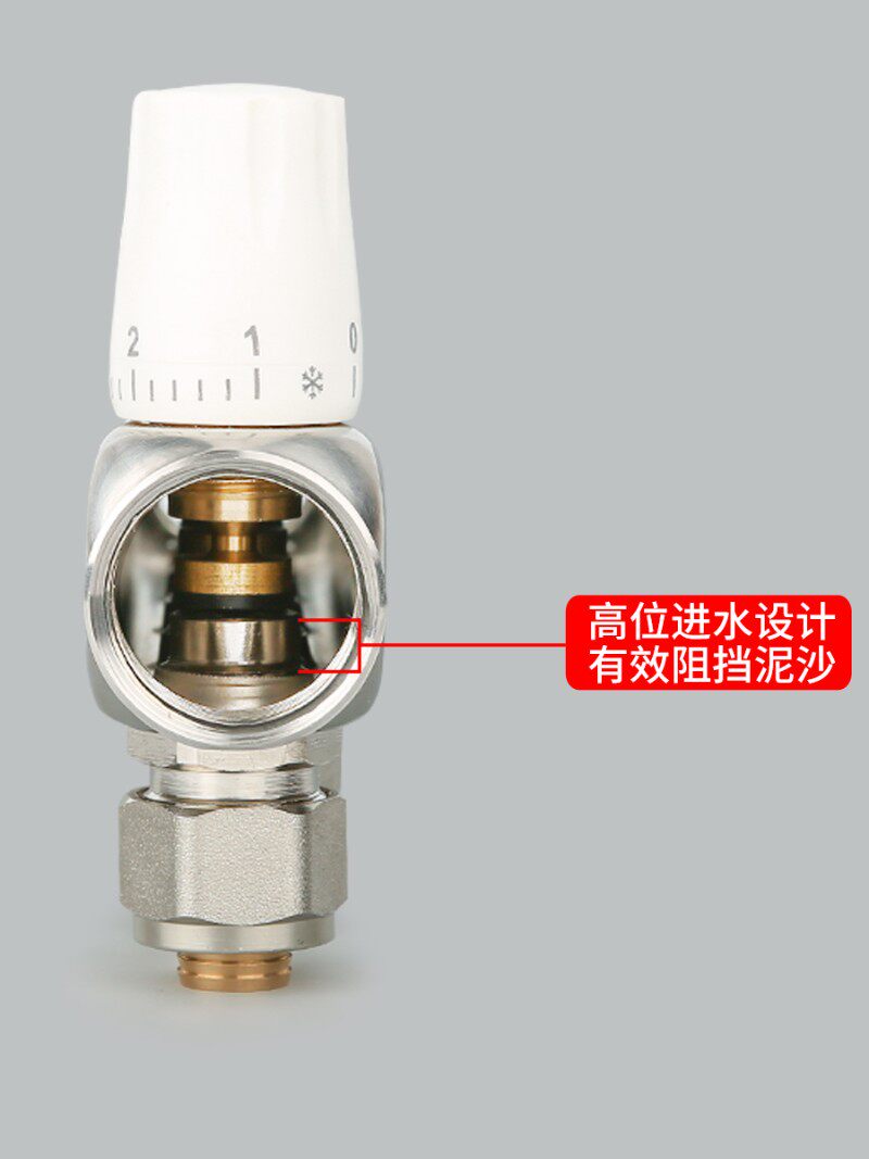 兴中德304不锈钢大流量分水器地暖家用地热暖气门配件4路5路6路