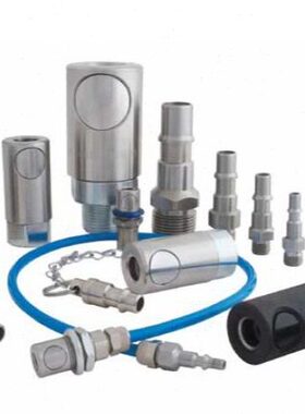 土耳其TST进口不锈钢气动自锁快速接头107耐腐蚀TST软管接头插座