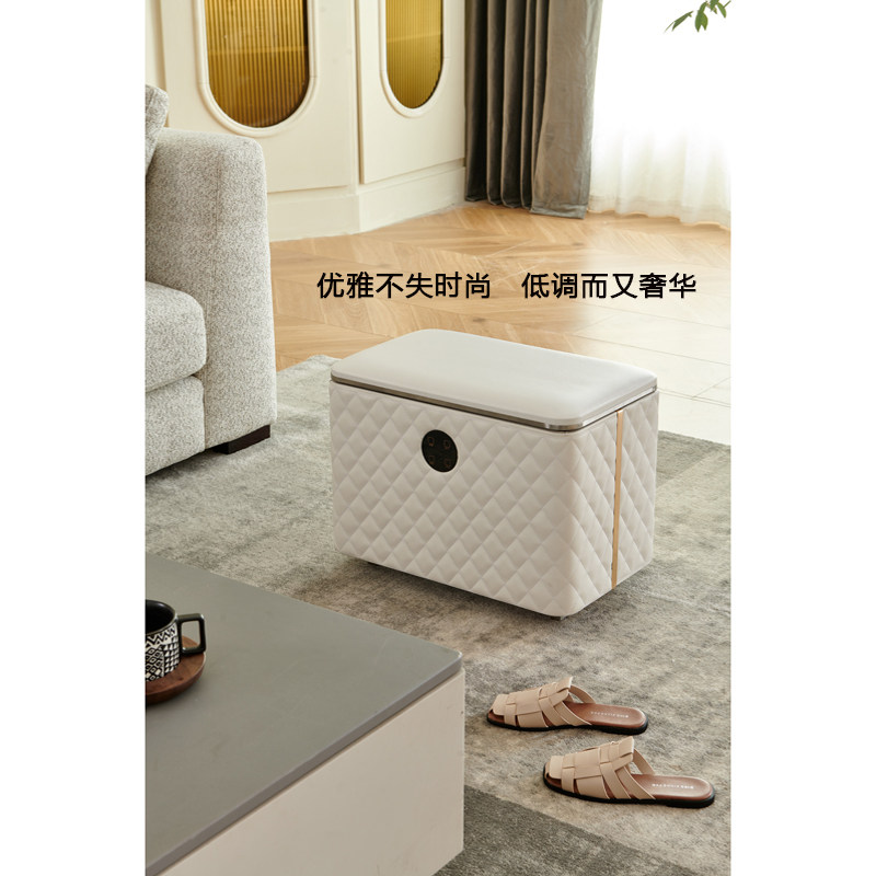 凳子收纳烘鞋凳除臭鞋烘干器轻奢换鞋凳消毒鞋U凳家用门口矮凳