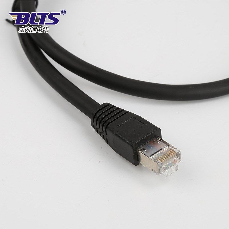 五类网线双头RJ45水晶头高柔双绞线超cate5五类网络跳线来图定 做