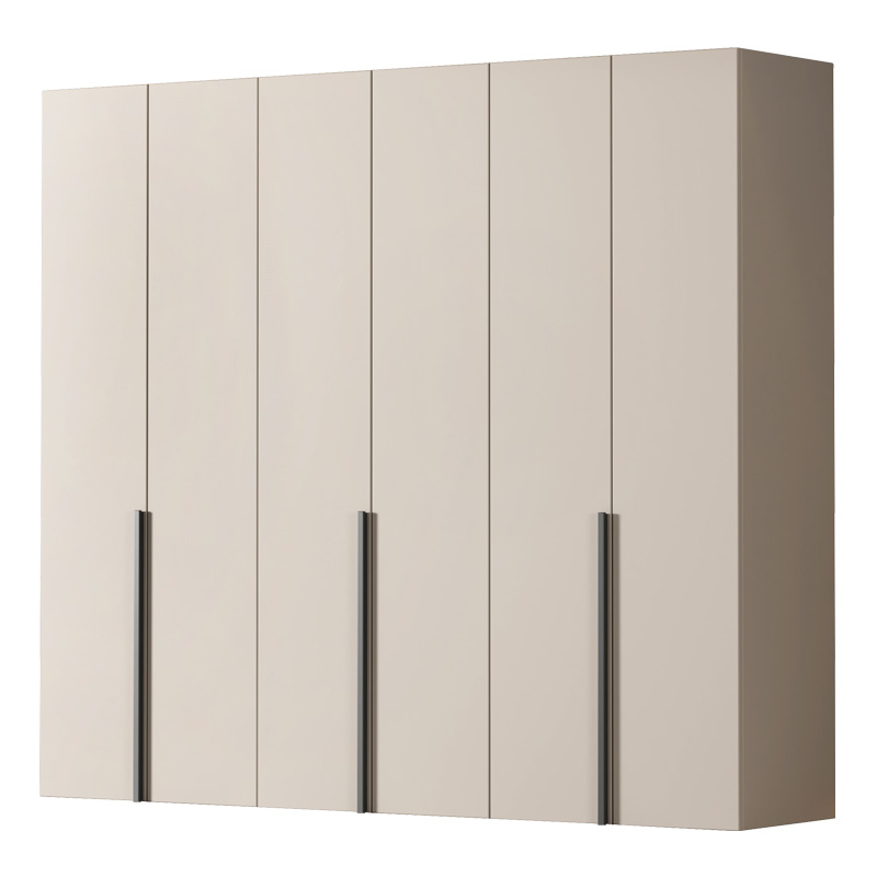 定制大衣柜家用j卧室现代简约小户型实木玻璃柜子储物轻奢出租房