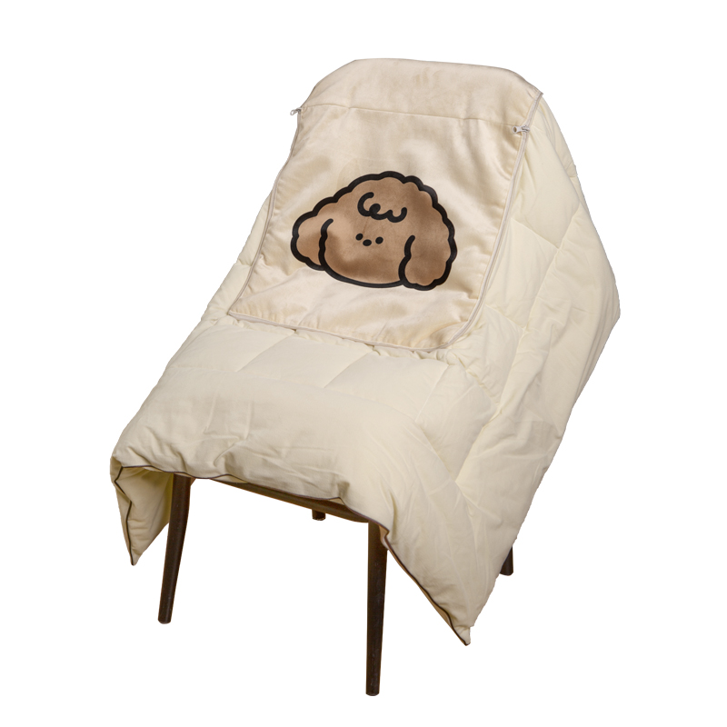 幸运小狗抱枕被子二合一枕v头毯子两用夏季车用午睡被家用沙发空