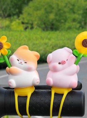 电动车装饰风扇i自行车小配饰可爱儿童婴儿车挂电瓶车摆件风车车