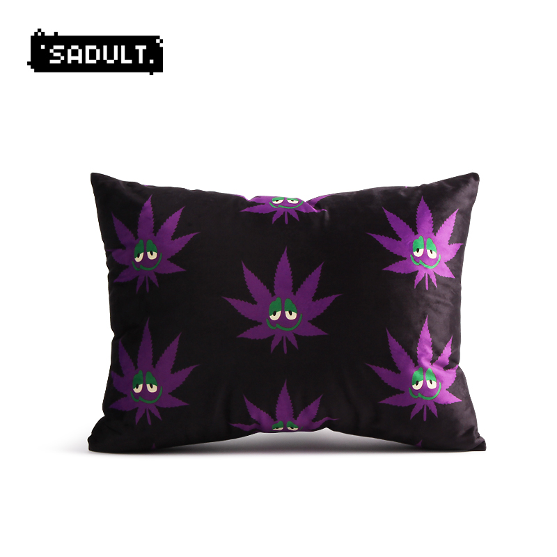 可爱卡通枫叶汽车m护腰腰枕腰靠车载座椅靠背垫车用靠枕车饰用品