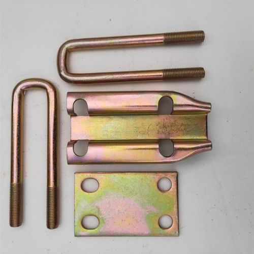 玉米播种机卡具成套u型卡扣 60梁70梁80大梁固定开沟耧腿成套配件