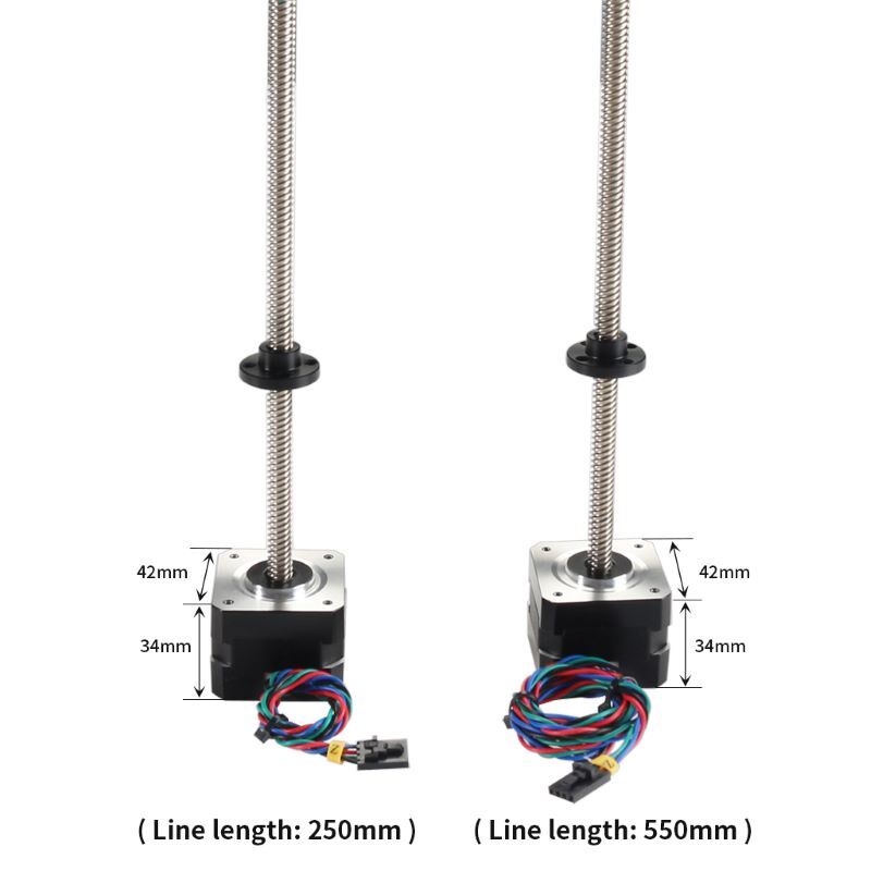 Prusa MK3/MK3S+3D打印机配件X/Y/E轴双Z轴42丝杆步进电机套件