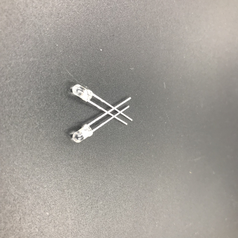 3MM七彩快闪LED灯珠发光二极管快慢闪交替闪短脚LED自动闪LED七彩