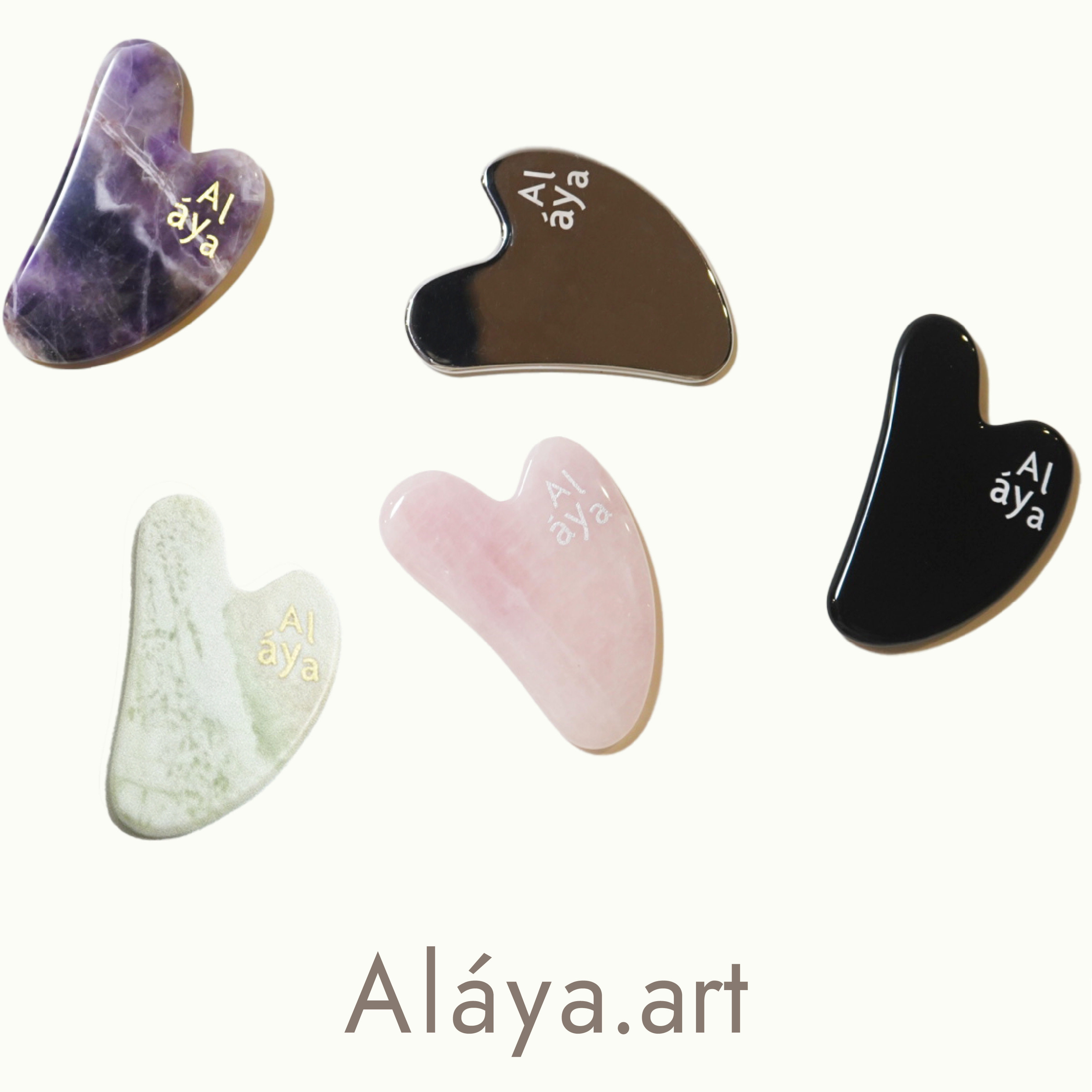 Alayaart天然水晶刮痧板美容养肤