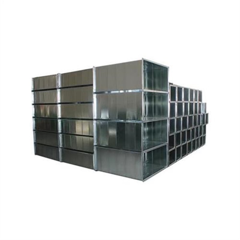 白铁皮镀锌共板角铁法兰四角固定方形H通风管道空调新风保温管定